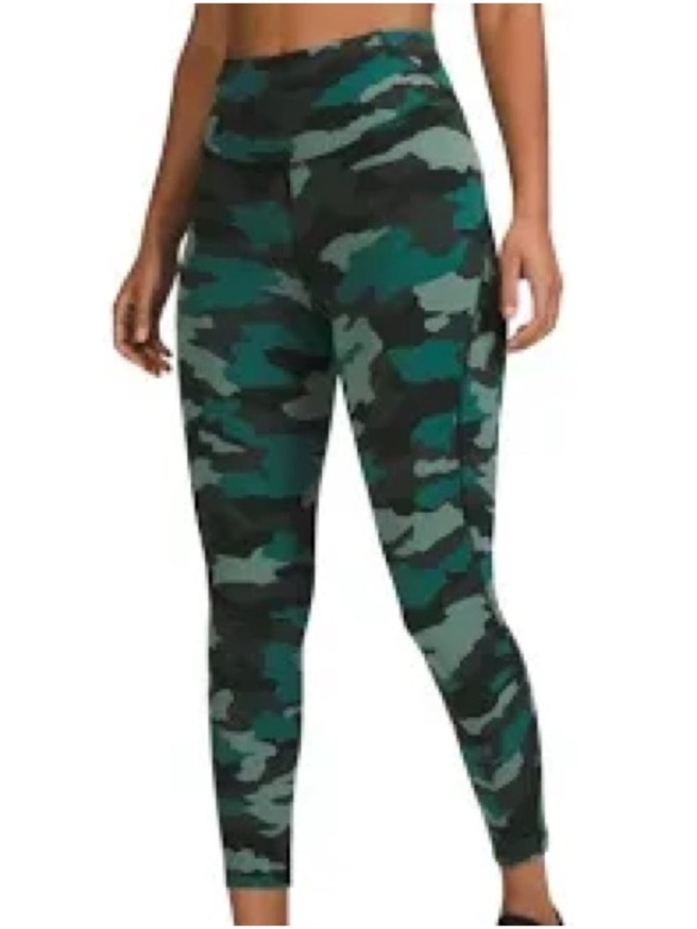 Lululemon Heritage 365 Camo Tidewater Teal Multi high-rise athletic